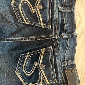 Silver Capri Jeans Size 31